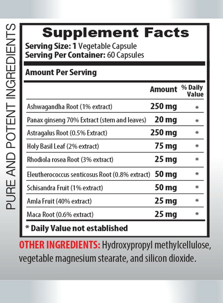 blood sugar formula - ADAPTOGEN COMPLEX - maca Holy Basil 2Bot