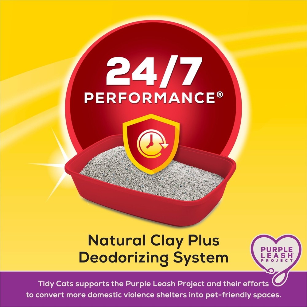 Multi-Cat Clumping Kitty Litter, 24/7 Performance Deodorizing, 35 lb Pail