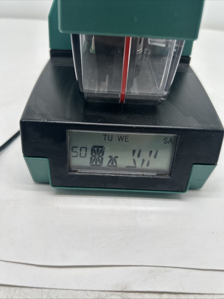 Acroprint ESP180 Time Clock W/Power Supply Powers ON!
