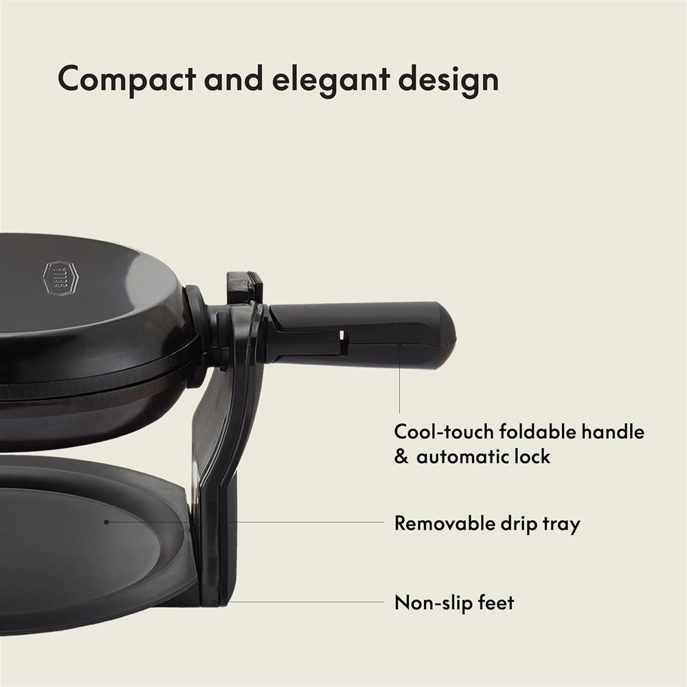 Belgian Waffle Maker Commercial Double Waring Breakfast Iron Kitchen Heavy