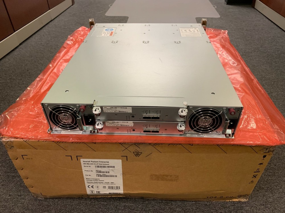 M0S96A HPE MSA Modular Smart Array 2040 LFF Disk Enclosure HPE Retail NEW OPEN