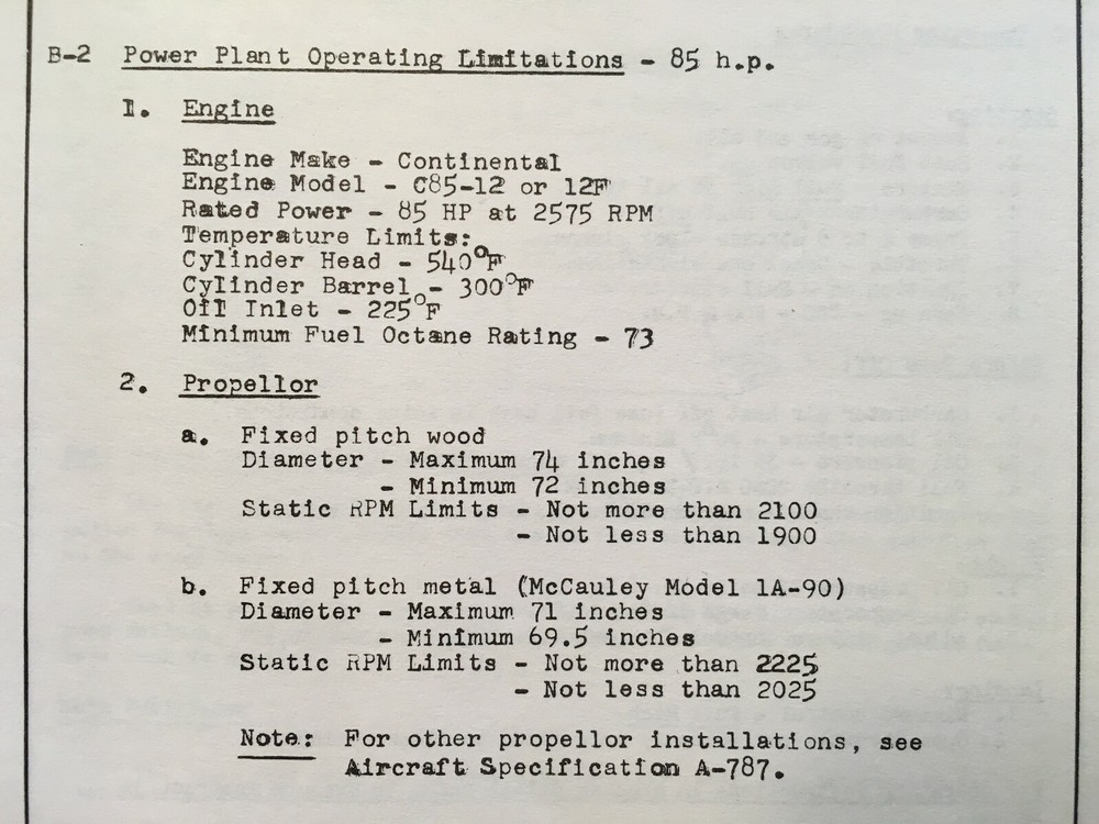 Ercoupe Model 415-D Airplane Flight Manual