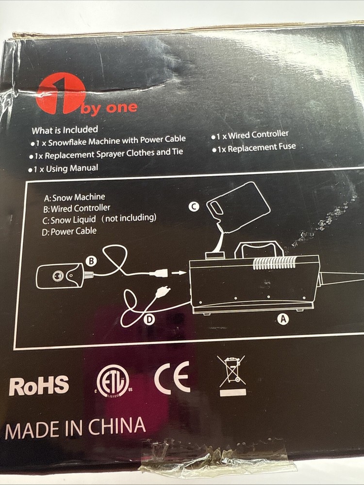 1 By One ✨650W Snowflake Machine✨