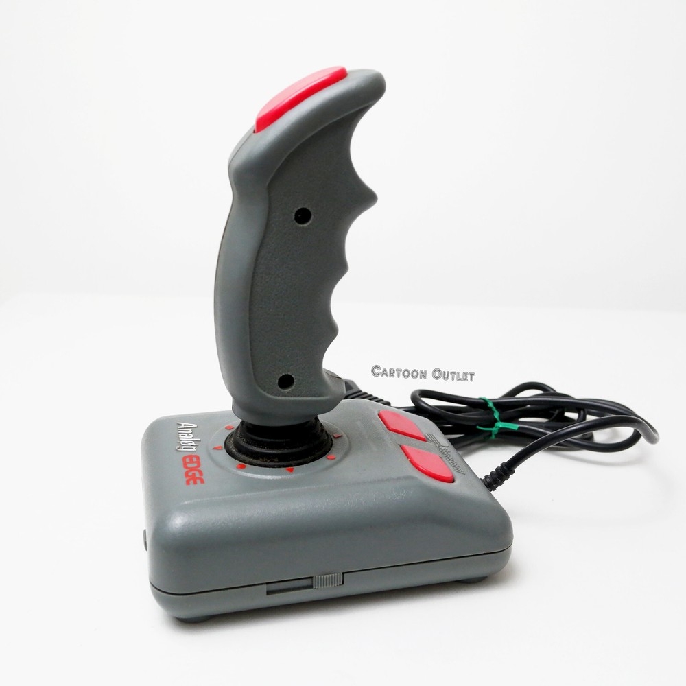 Vintage IBM PC Aircraft Style Joystick Game Controller Suncom Analog Edge