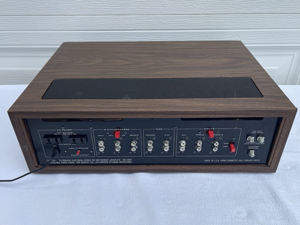 SYLVANIA CR-2742 Stereo Receiver