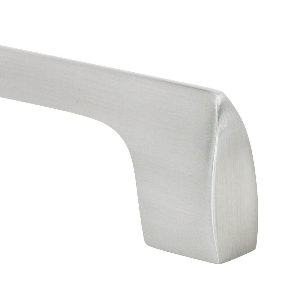 2x Modern Point 7-9/16" Brushed Nickel Kitchen Cabinet Pull Handle P418192BN