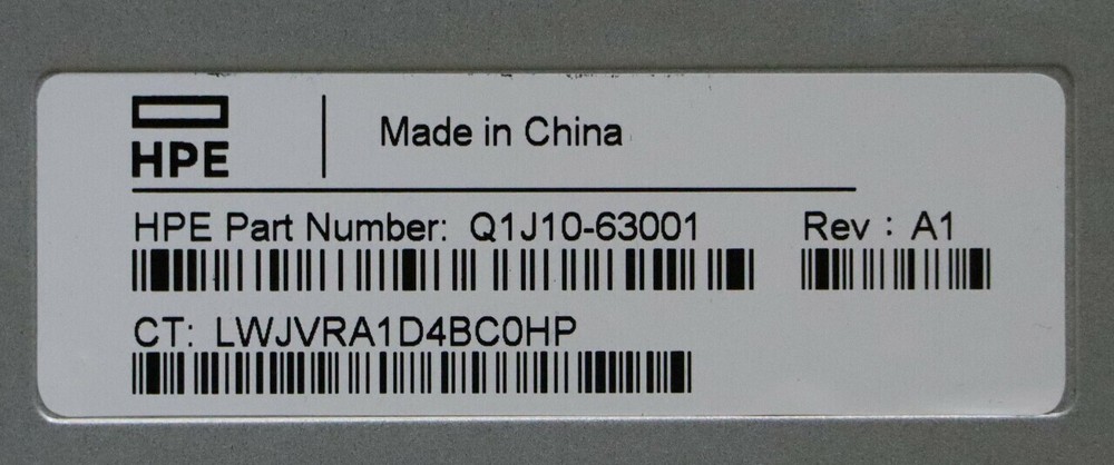 HPE Q1J10-63001 HARD DRIVE SERVER STORAGE EXPANSION ARRAY JBOD