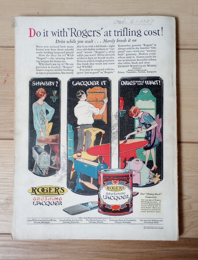 Cosmopolitan Magazine October 1927