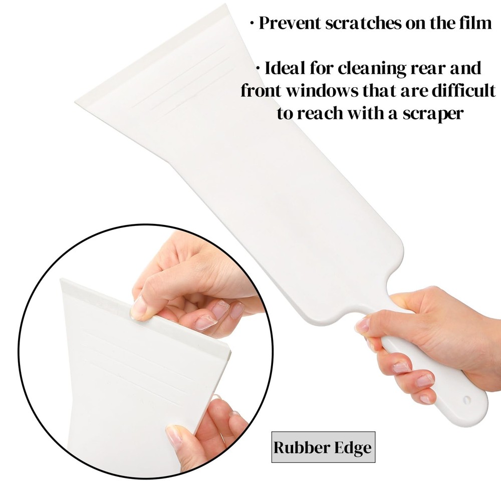 ZAVOOS 3 Pieces Window Tint Tools, Long Handle Auto Large, Multicolor