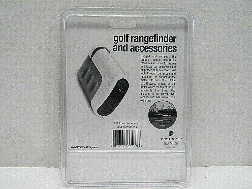 Golf Rangefinder & Accessories by Protocol Golf Scope 4 x 10mm