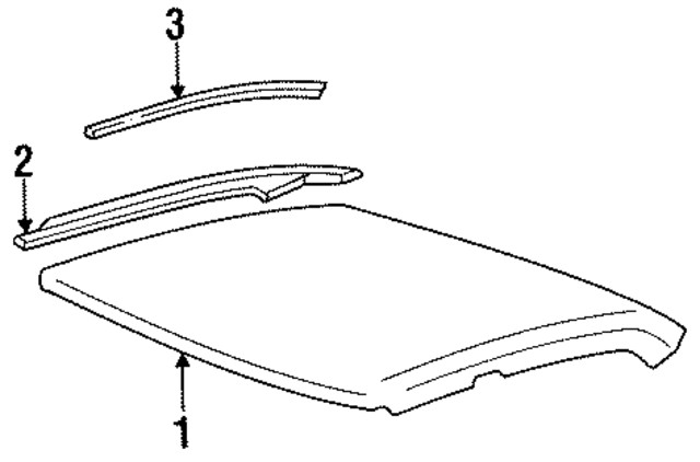 Genuine GM Side Rail 25638723