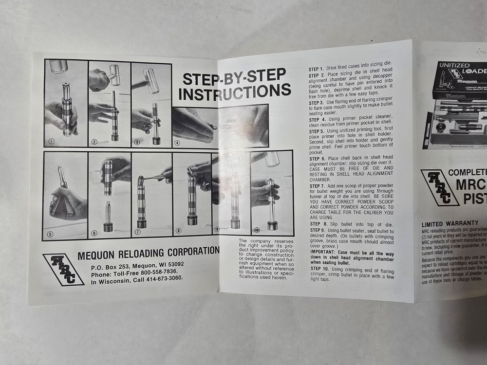 Vintage Lee Loader Complete Reloading Kit for .38 Special / .357 - Box & Manual