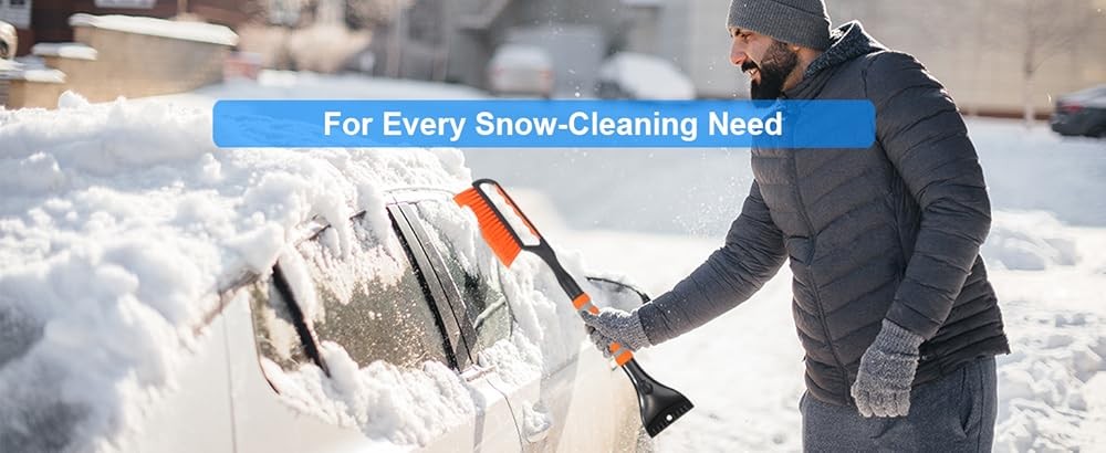 and Ice Scraper for Car Windshield, Window Scraper Deicer for