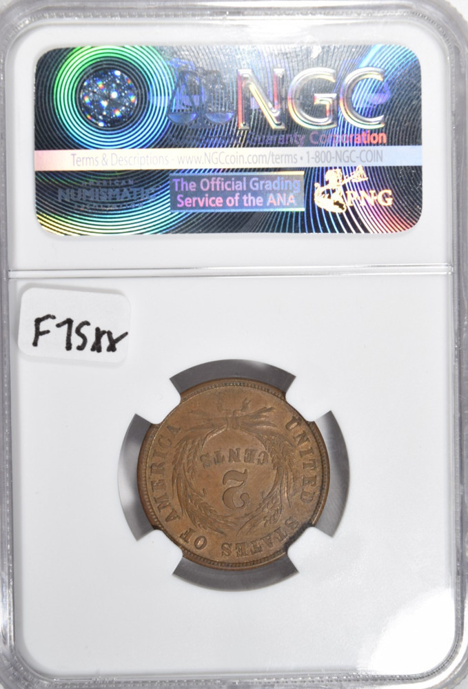 1864 TWO CENT ~ NICE SHARP 2c! NGC MS64 BN!