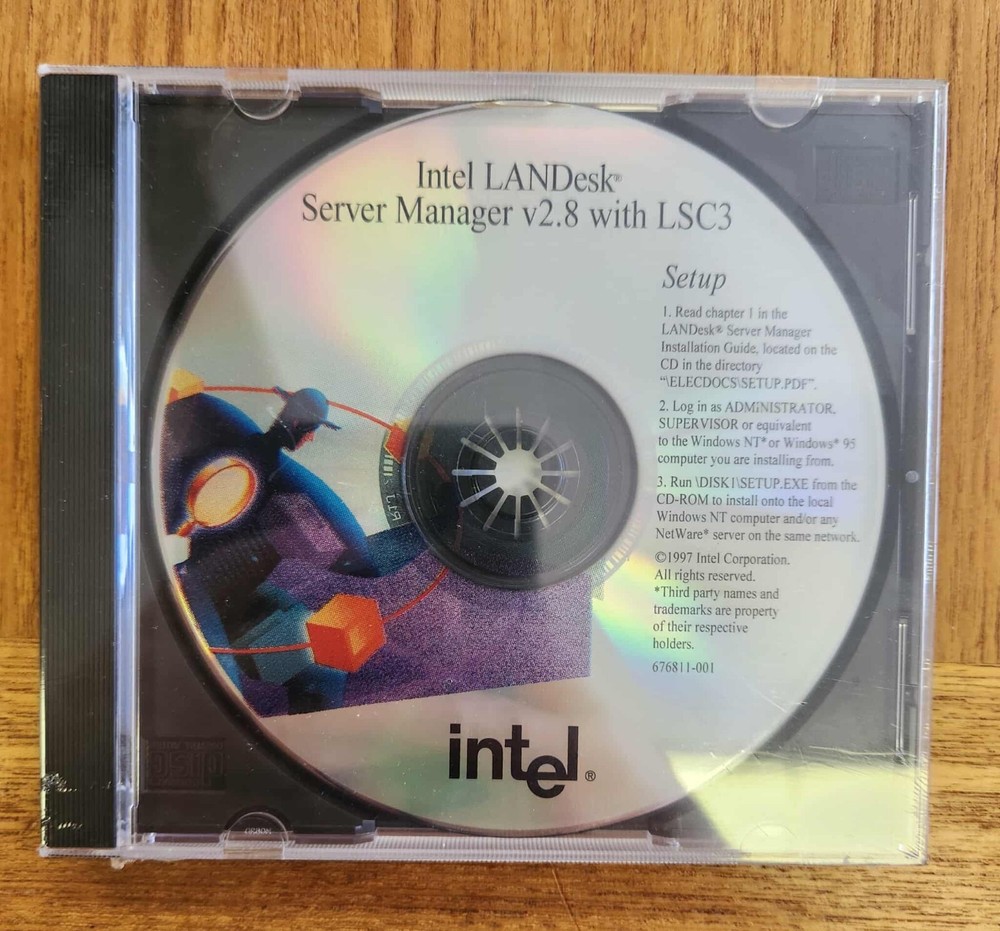 Intel LANDesk Server Manager v2.8 with LSC3 Disc - Unopened