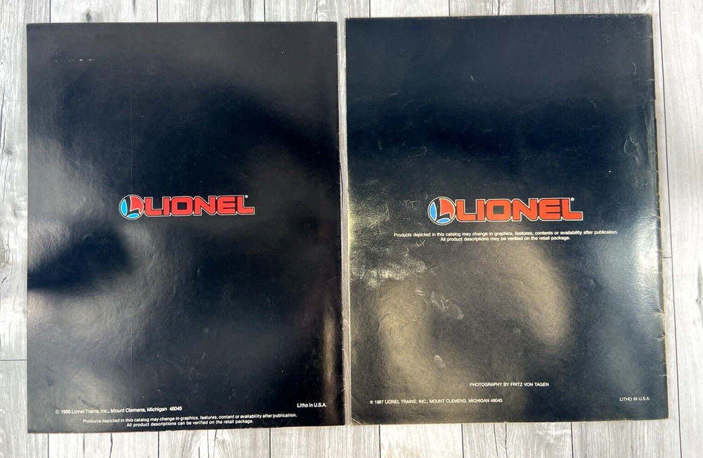 1987 Lionel Train Spring Preview Catalog & 1987 Electric Train & Access. Catalog