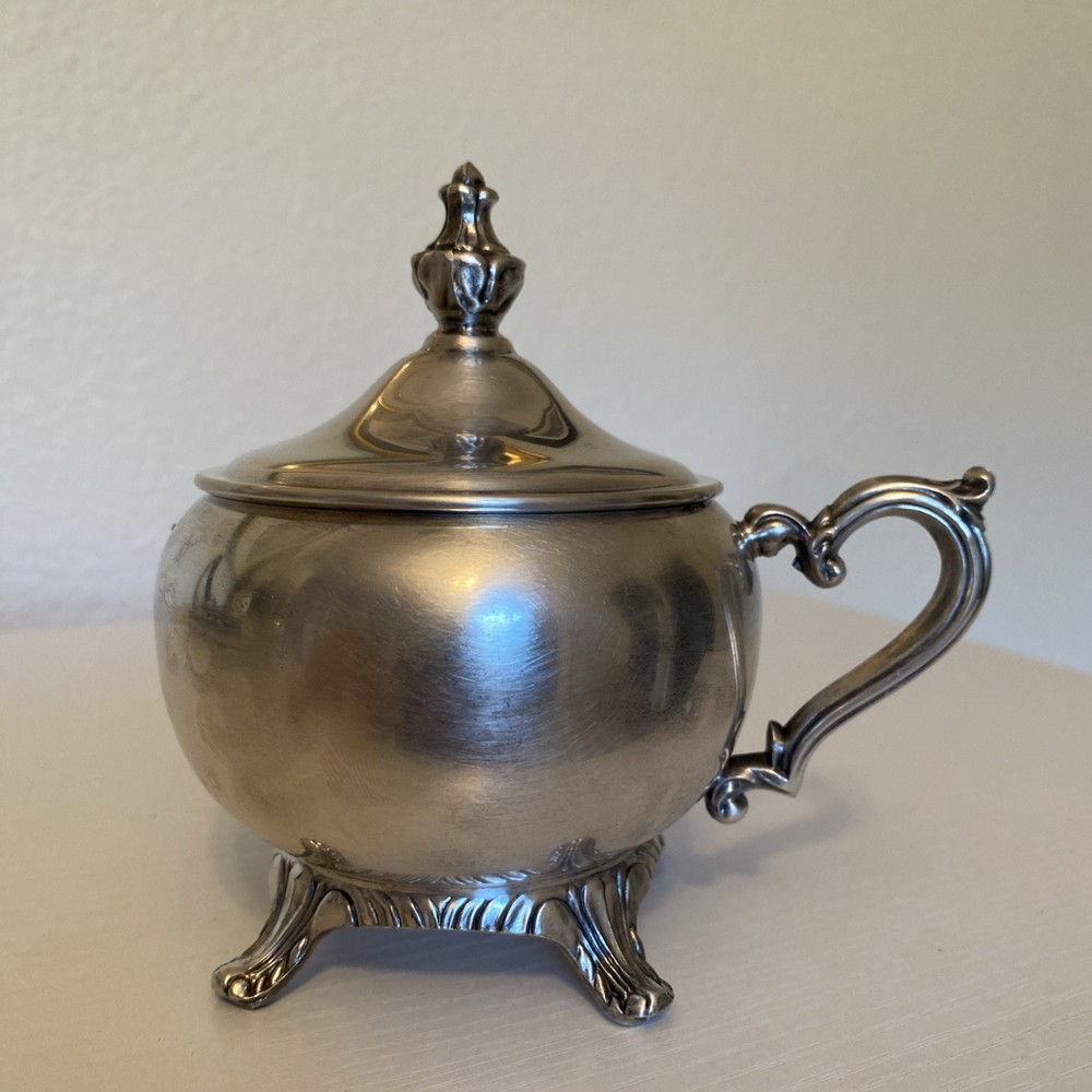 Vintage Silverplate Sugar & Creamer Set Footed – Replacement