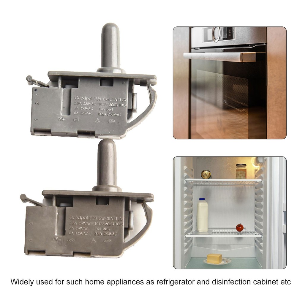 Efficient Refrigerator Door Light Control Switch Pack of 2 Easy to Install