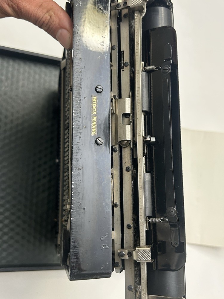 Corona Portable Typewriter Black with Case