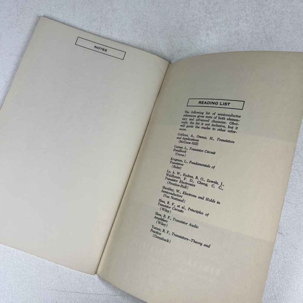 General Electric Transistor Manual 1st Edition Circuits Apps Specifications