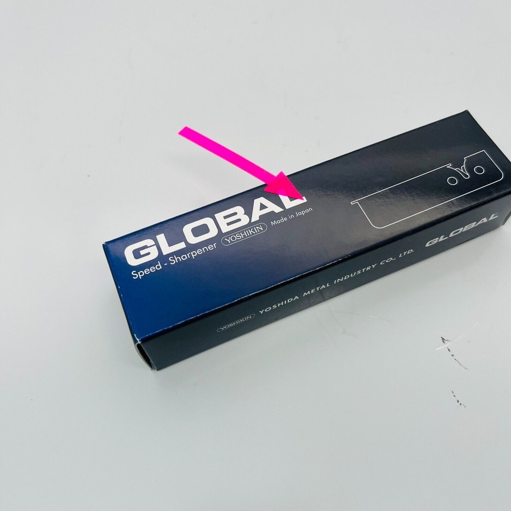 Global Gss-01 Speed Sharpener SilverKitchen Knife Genuine