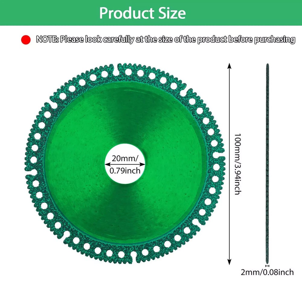 Indestructible 100mm Cutting Discs – 6-Pack for Angle Grinder, Cuts Everything