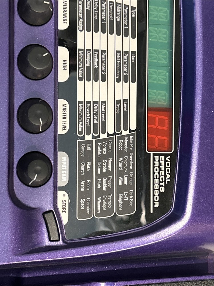 DigiTech Vocal 300 Vocal Multi-Effects Complete Box