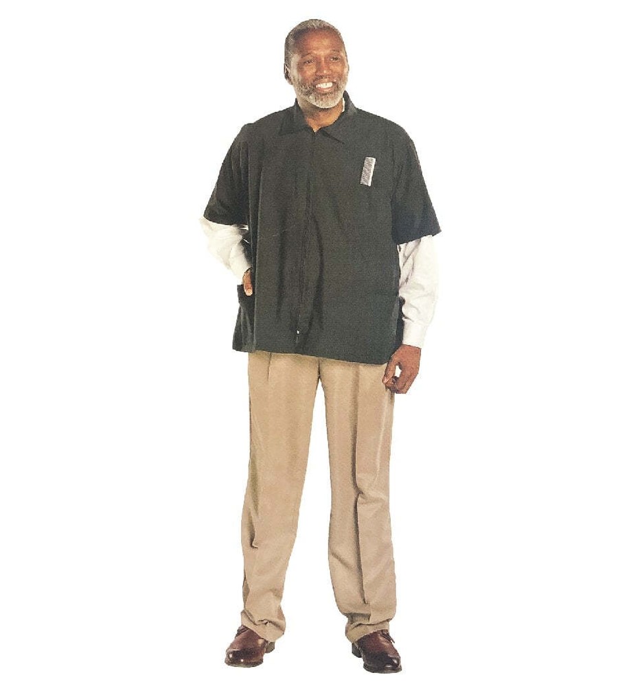 Scalpmaster Barber Jacket Poly/Cotton Blend EXTRA LARGE 3 Front Pockets