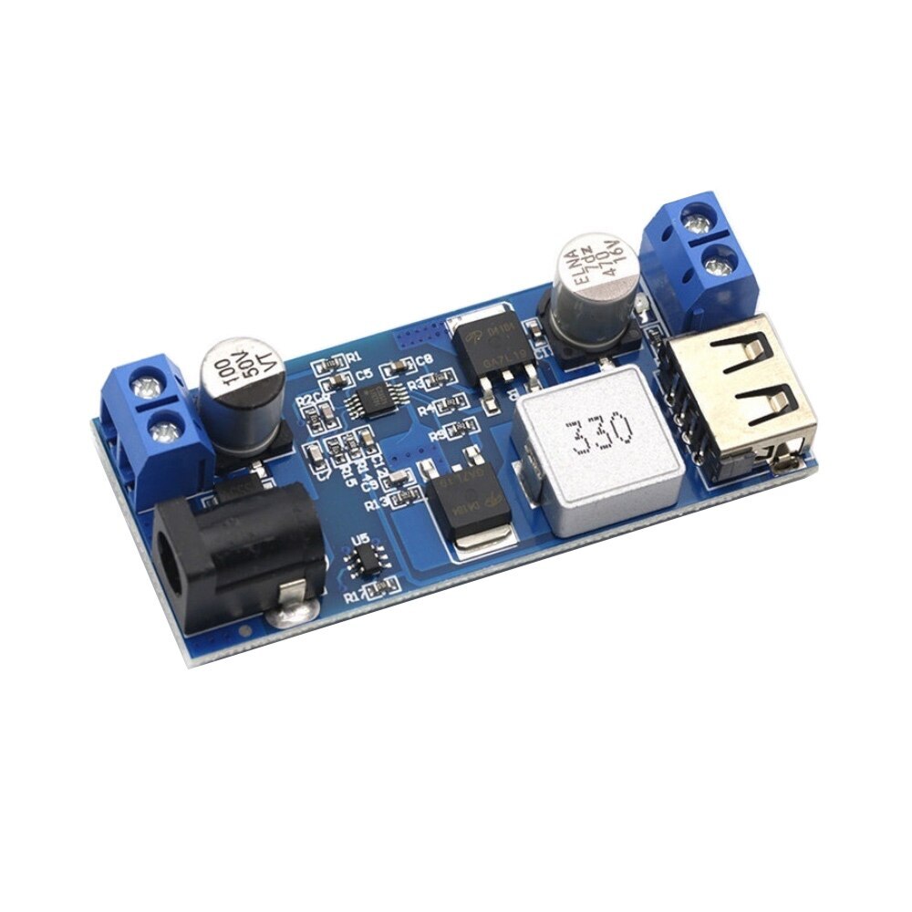 9-36V step-down USB 5V transformer dual output voltage regulator board [2pack]