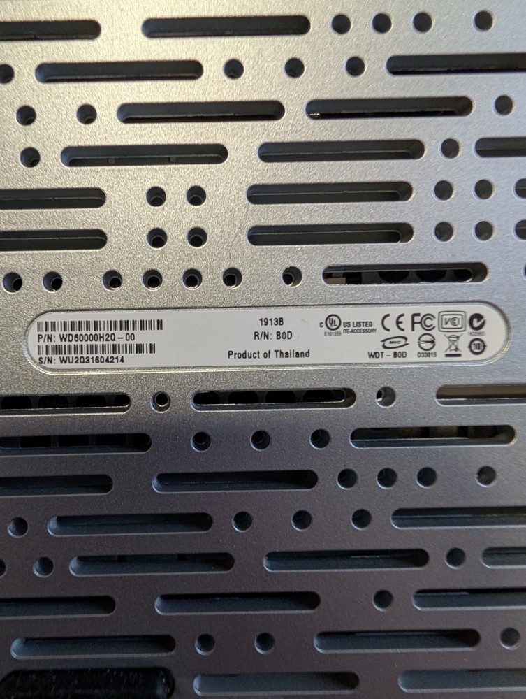 WD My Book 6TB Desktop External Hard Drive