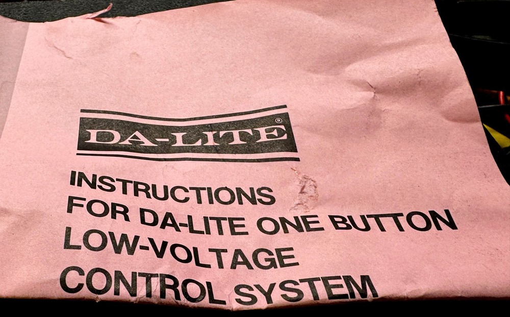 Da-Lite LVC3 Low Voltage Screen Control System 115V New in Box