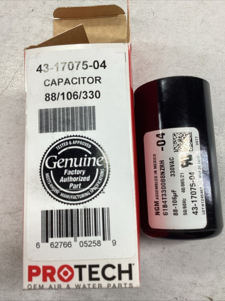 PROTECH 43-17075-04 Start Capacitor 88 106 330