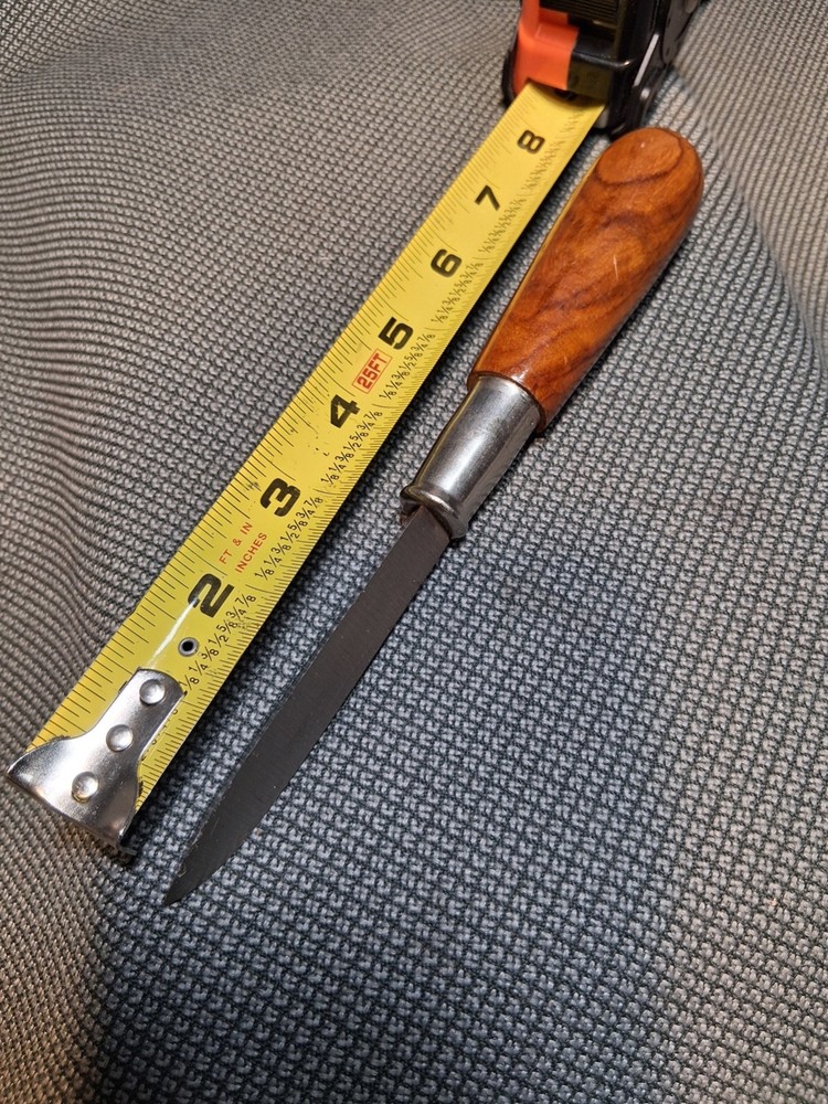 Triangular Machinist Scraper w/ Wood Handle