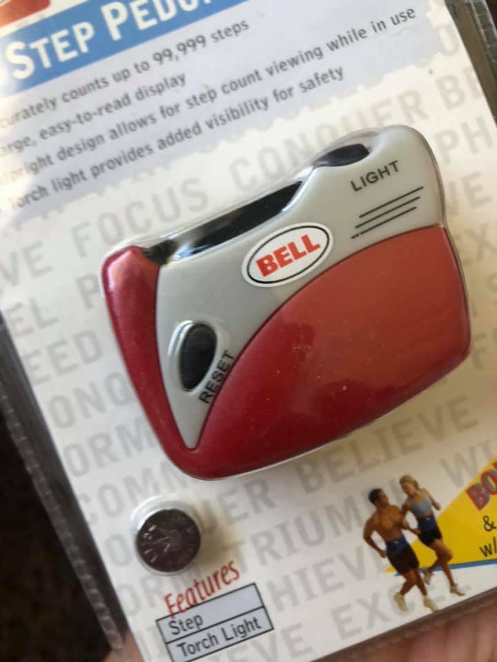 BELL Cardio Training step pedometer w/battery