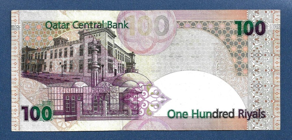(DN) Qatar 100 Ryals 2003 P-24 EF