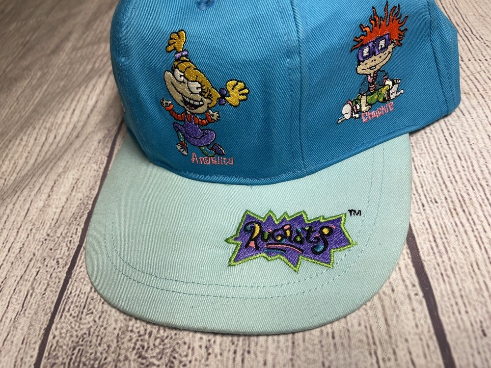 Rugrats Kids Hat Cap Snapback 1997 Blue