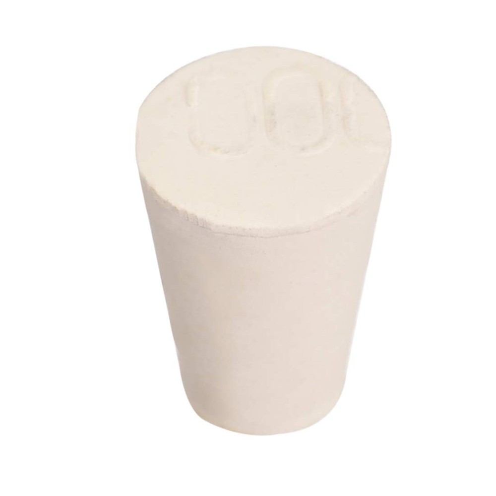 Versatile 10-Pack White Rubber Stoppers for Laboratory & Aquarium Use (Size 000)