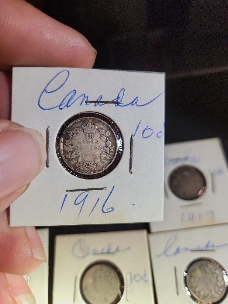 #7 CANADA 10CENT LOT #8152