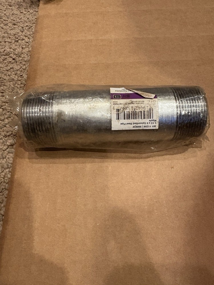 STZ galvanized Steel Pipe Nipple - New
