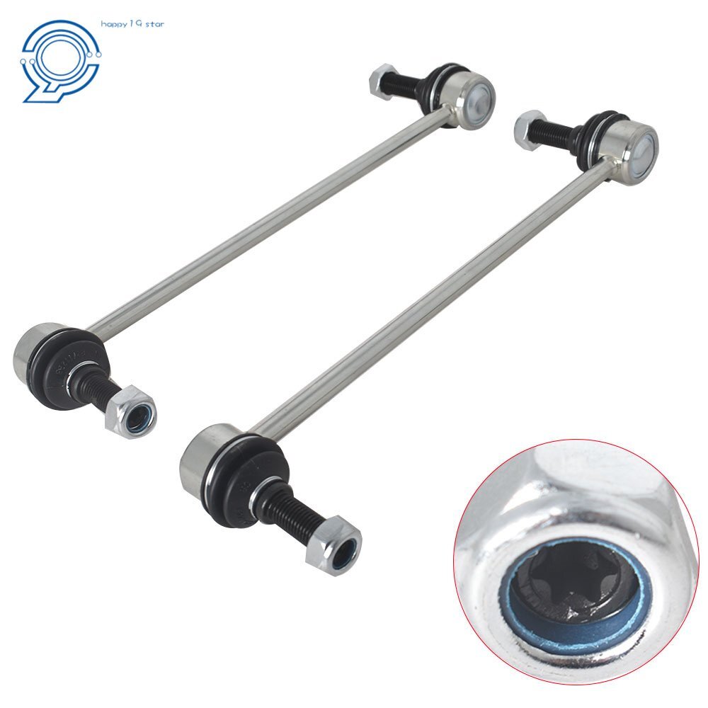 Both (2) Front Stabilizer Sway Bar End Links for 2005-2014 Ford Mustang