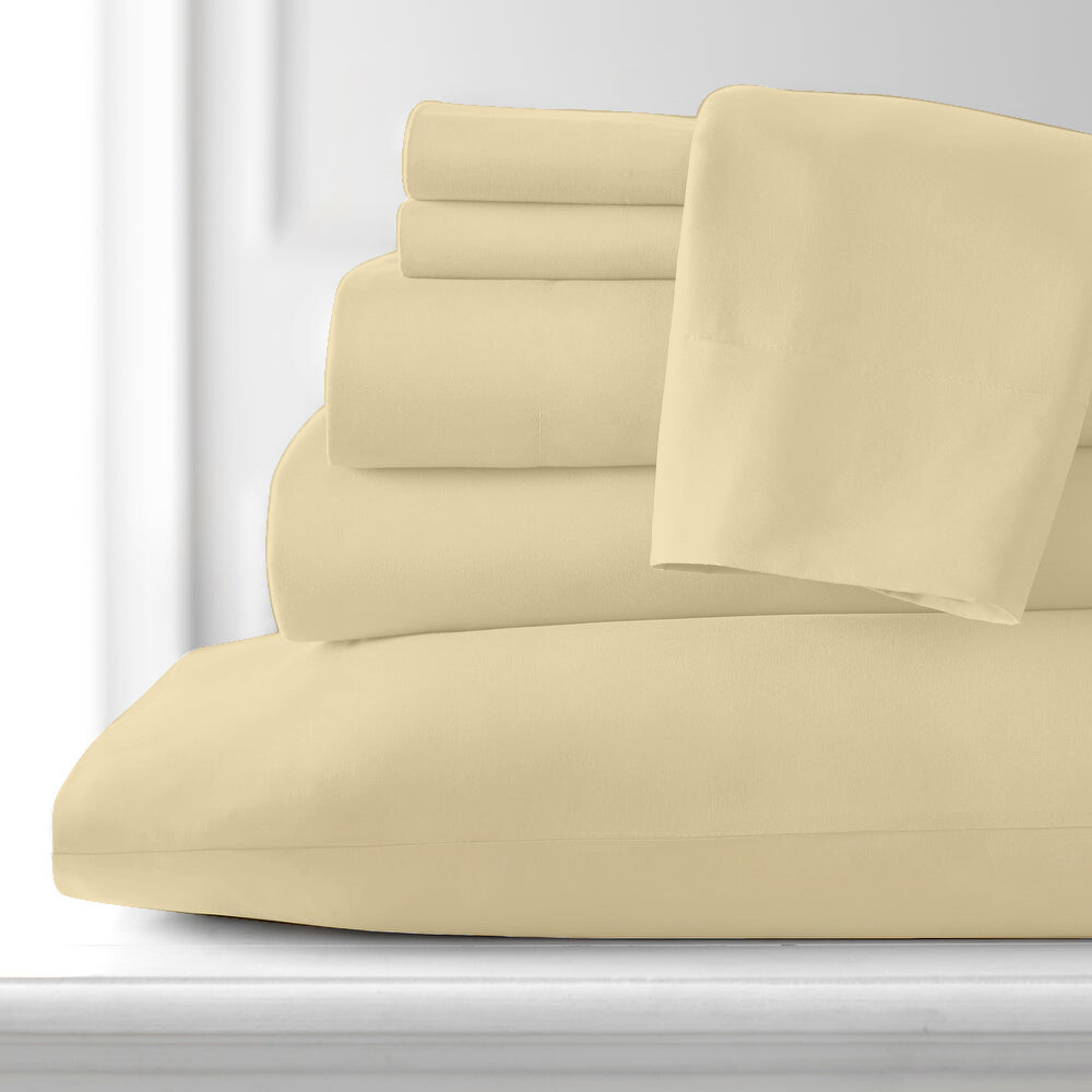 Hotel Collection Rayon derived from Bamboo Bed Sheet Set - 6 Piece