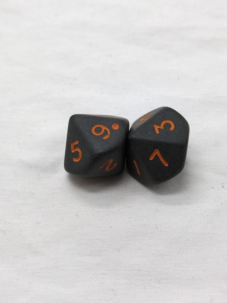 (21) Kill Team Red And Black Dice