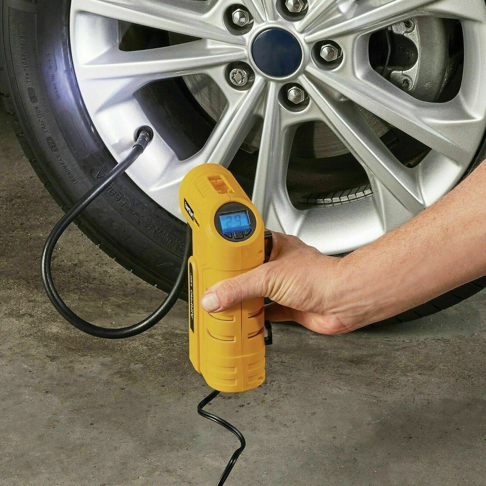 Portable Everstart 120 PSI Digital Handheld Compressor with Work Light (CDC120E)