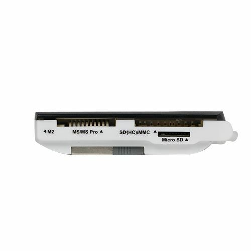 USB 2.0 Multi-Card Reader Writer SD SDHC Micro SD MS PRO DUO M2 MMC Windows MAC
