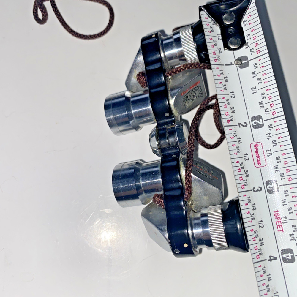 Vintage St. Moritz Binoculars Precision Optics 6x15 Compact