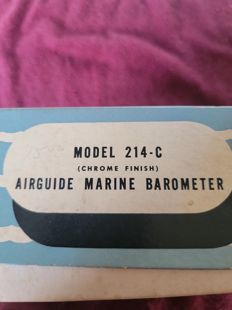 Vintage NOS Airguide Model 213-C Barameter