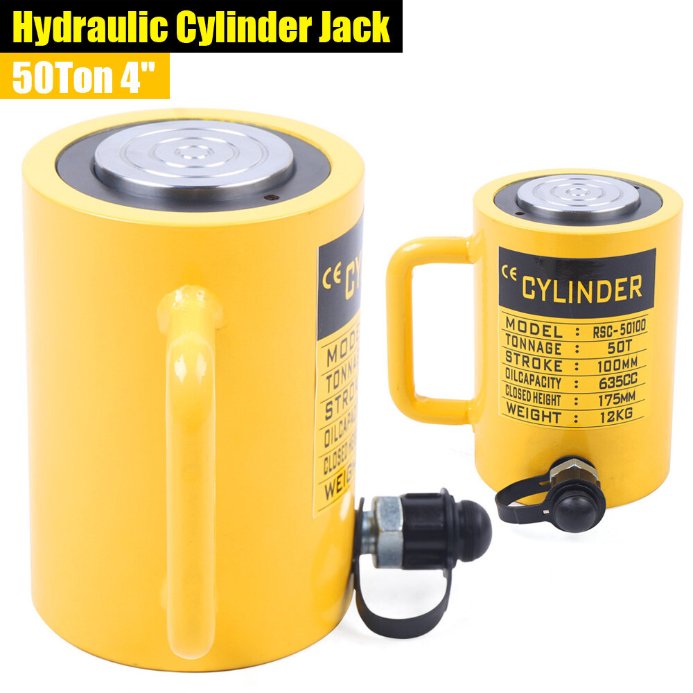 50-TON HYDRAULIC RAM JACK porta power type cylinder lifting jacks rams