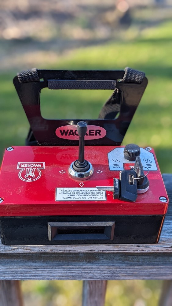 Wacker Neuson RT Transmitter Remote Control for Walk Behind Compactors