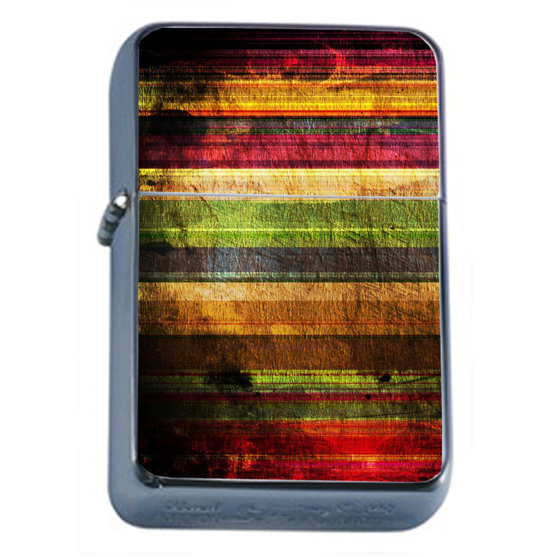 Retro Pattern Em2 Flip Top Oil Lighter Wind Resistant
