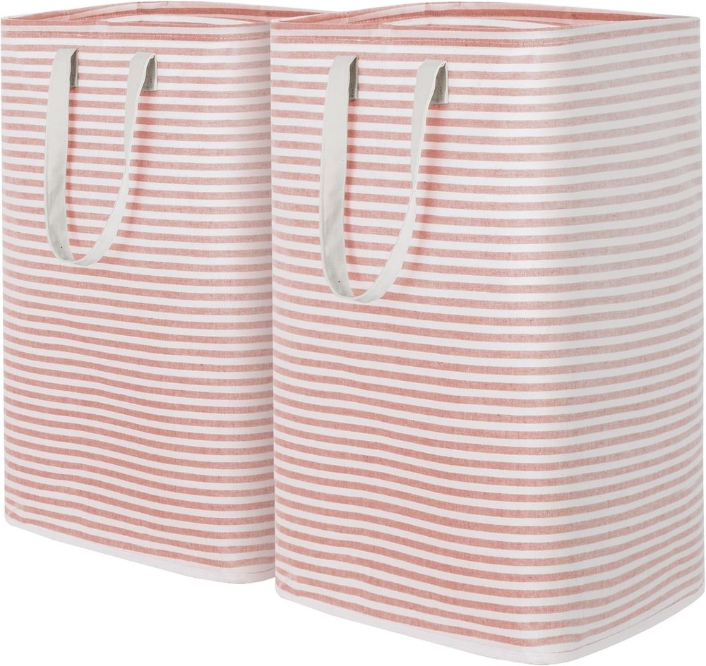 2 Pack Laundry Hamper Large Collapsible Laundry Baskets Freestanding Waterproof